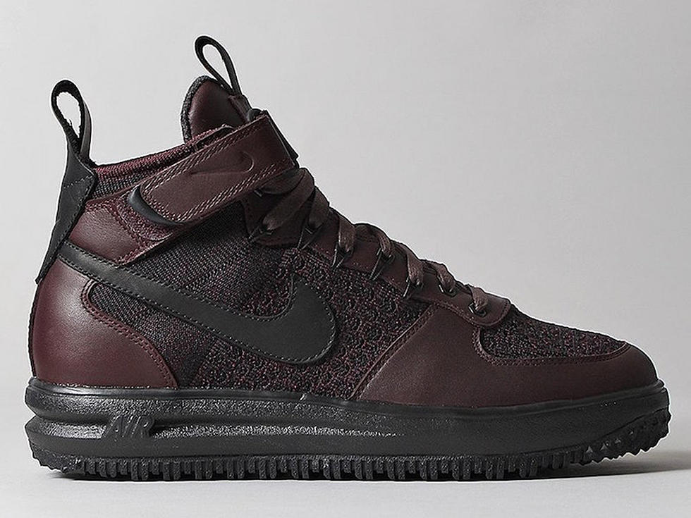 Nike Lunar Force 1 Flyknit Workboot Burgundy