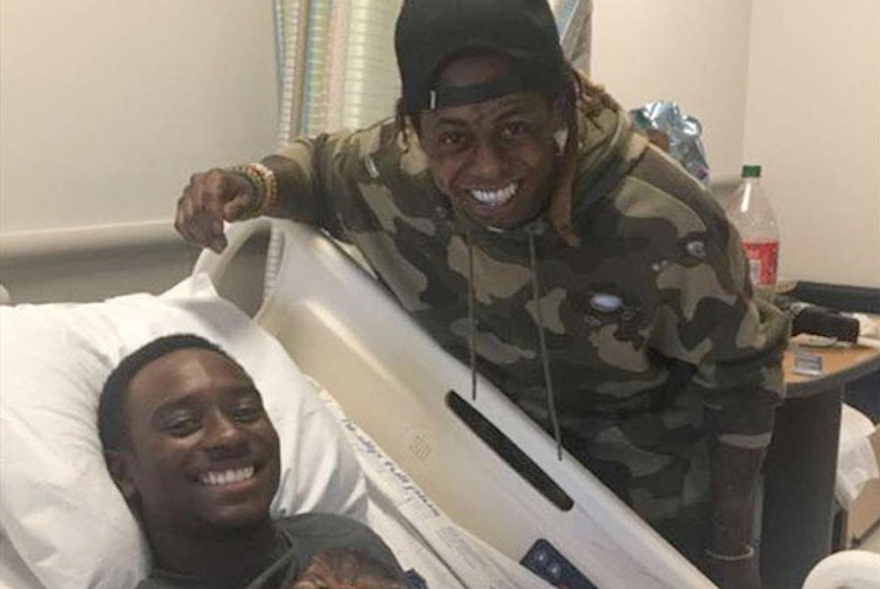 Lil Wayne Pays Visit to Children’s Hospital in New Orleans to See Paralyzed Fan