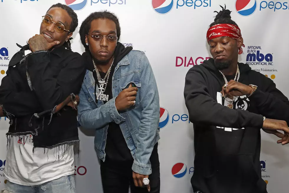 Migos Give Atlanta Falcons a Pre-Super Bowl Pep Talk, Gifts Julio Jones ‘Culture’-Inspired Cleats