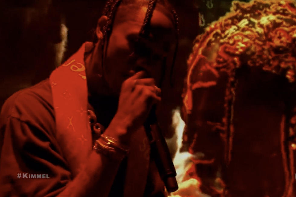 Travi$ Scott Delivers Fiery Performance of 'Goosebumps' on 'Jimmy Kimmel' [VIDEO]