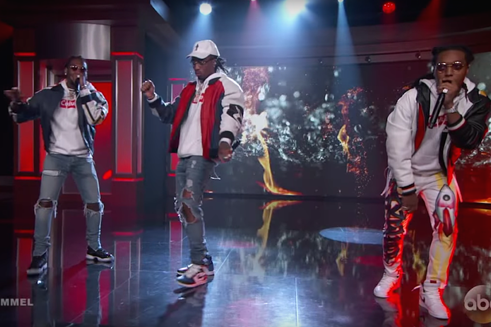 Migos Hit the ‘Jimmy Kimmel Live!’ Stage to Perform ‘Bad & Boujee’
