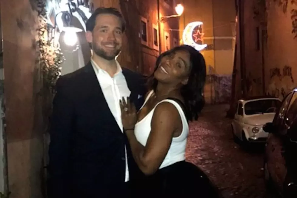 Serena Williams Finally Flashes Her Engagement Ring From Fiance Alexis Ohanian