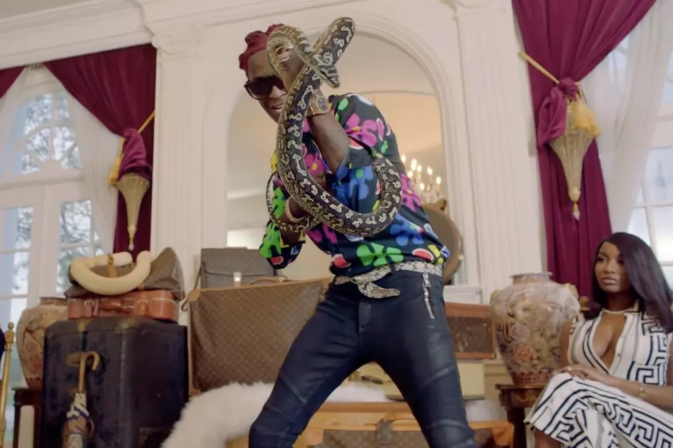 Young Thug Handles Exotic Snakes in Luxurious Video for 'All the Time' [WATCH]