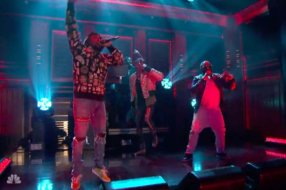 Rick Ross Performs ‘Trap Trap Trap’ With Young Thug and Wale on ‘The Tonight Show’ [WATCH]