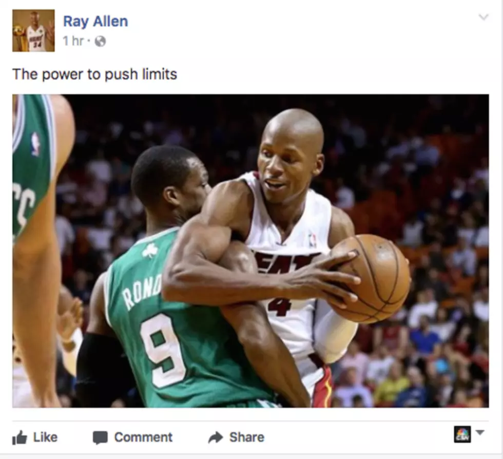 Ray Allen Responds to Former Celtics Teammates in Cryptic Facebook Post