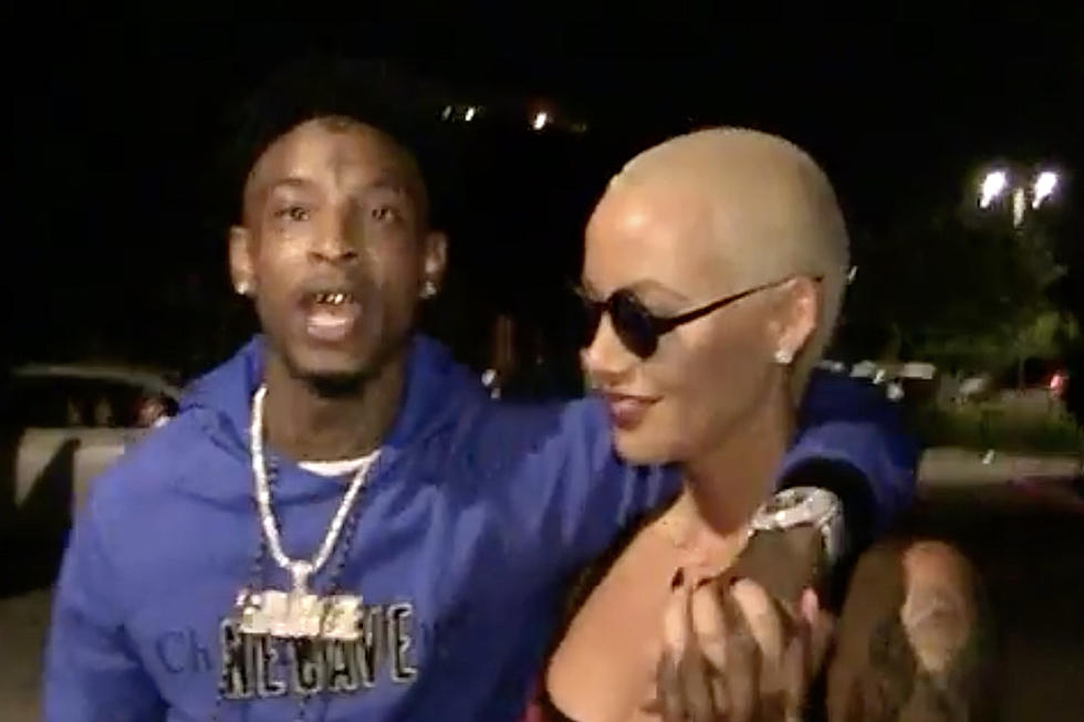 21 Savage Will Not Tolerate Disrespect of Girlfriend Amber Rose: ‘I Will Beat Their Ass’ [VIDEO]