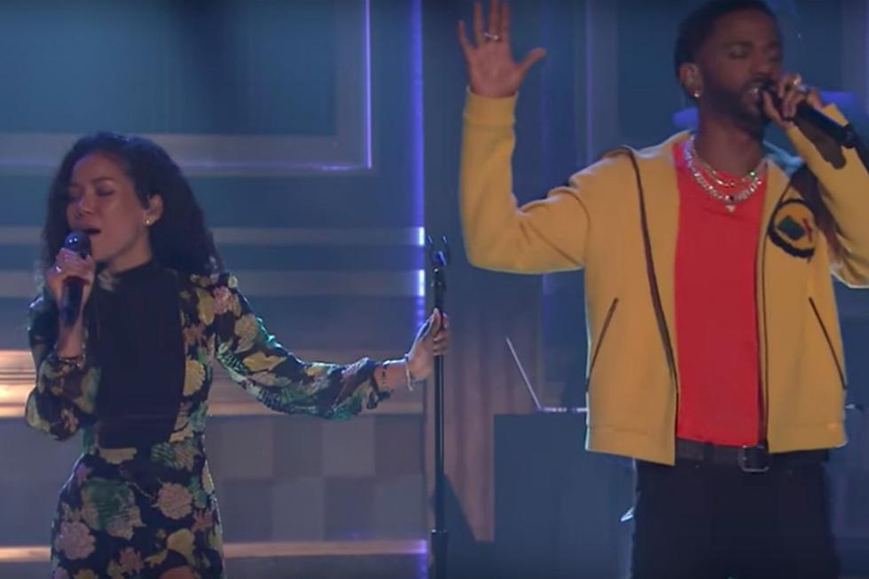 Jhene Aiko and Big Sean Team Up for Sensual ‘Moments’ On ‘Fallon’ [WATCH]