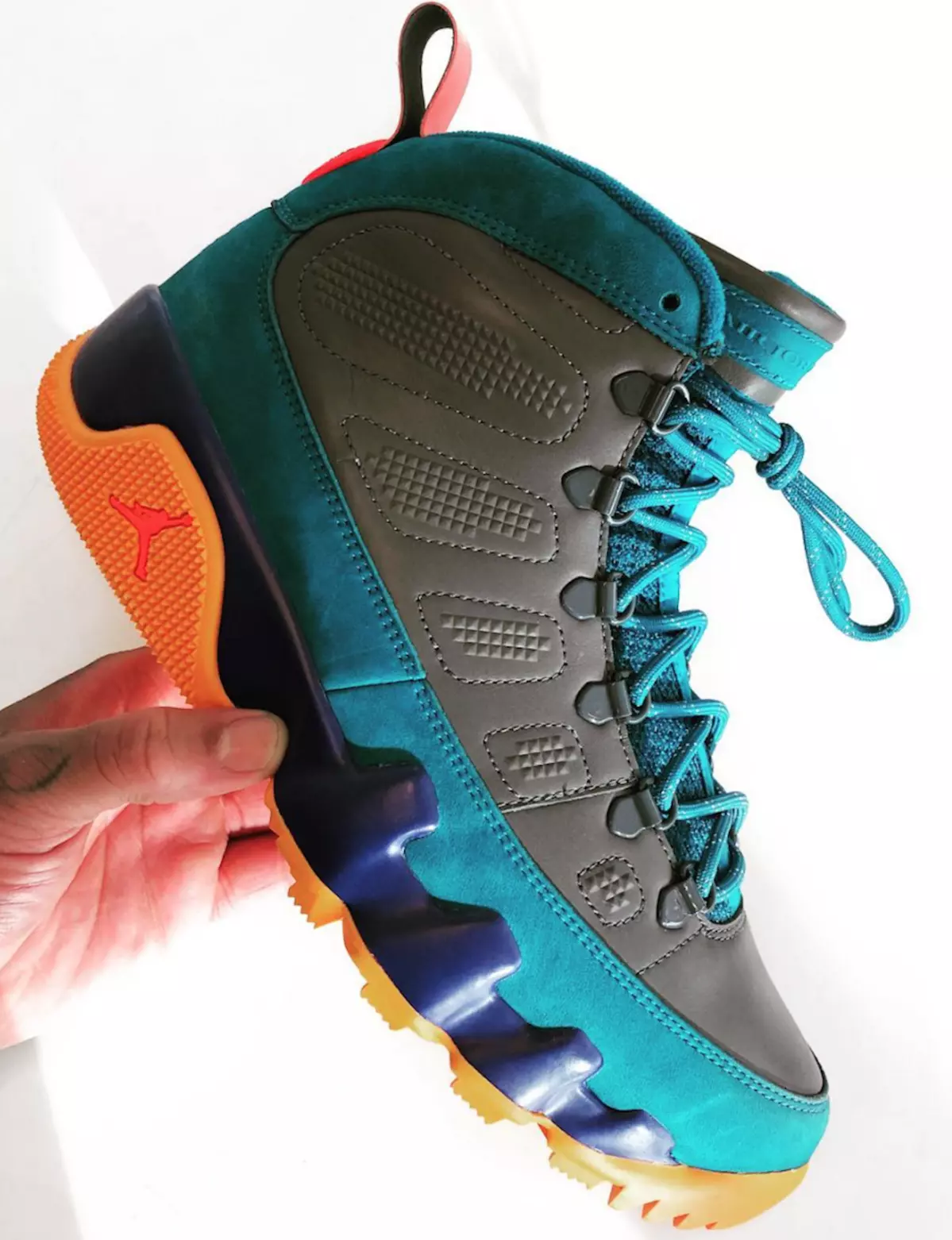Jordan 9 boot multicolor on sale