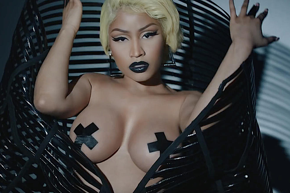 Nicki Minaj Appears Topless In Sexy 'Krippy Kush (Remix)' Video