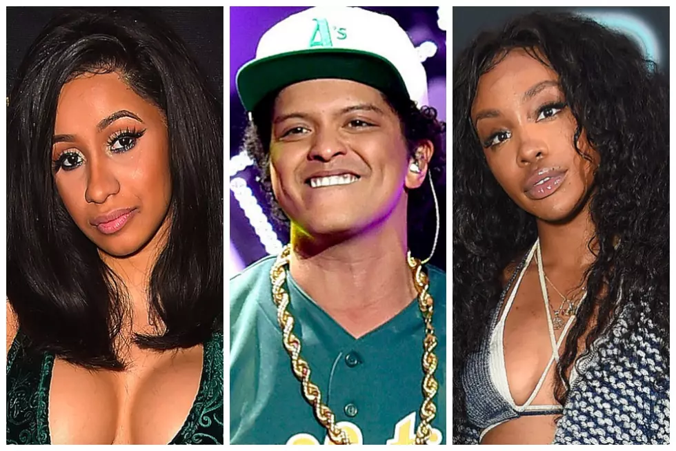 Cardi B, Bruno Mars and SZA to Perform at the 2018 Grammy Awards