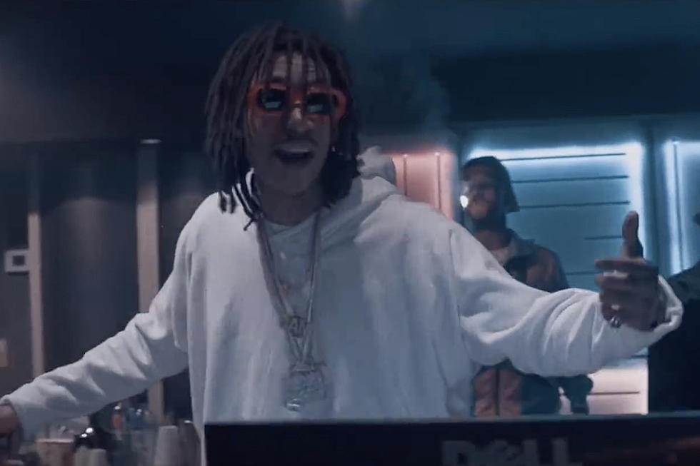 Wiz Khalifa Still Getting High in the Studio in 'Captain' Video