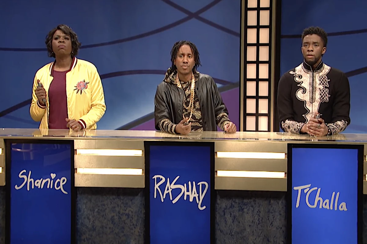 T Challa Appears In Hilarious Black Jeopardy Sketch On Snl