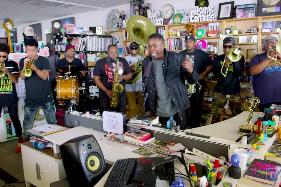 Watch GZA Perform 'Liquid Swords' on NPR's 'Tiny Desk'