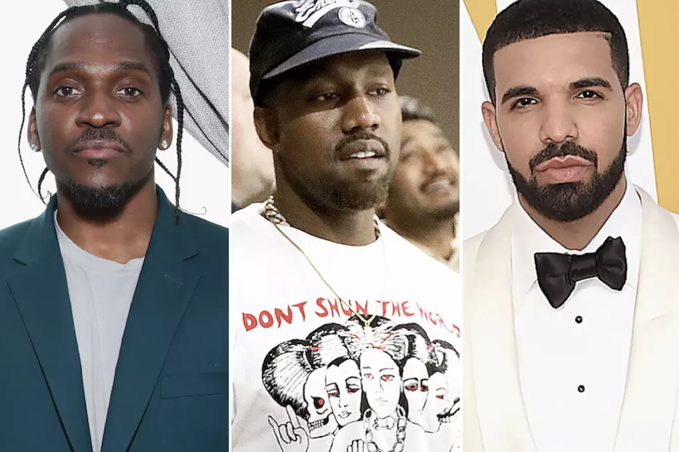 Kanye West Chimes in on Pusha T Vs. Drake Beef: ‘I’m Above Love’