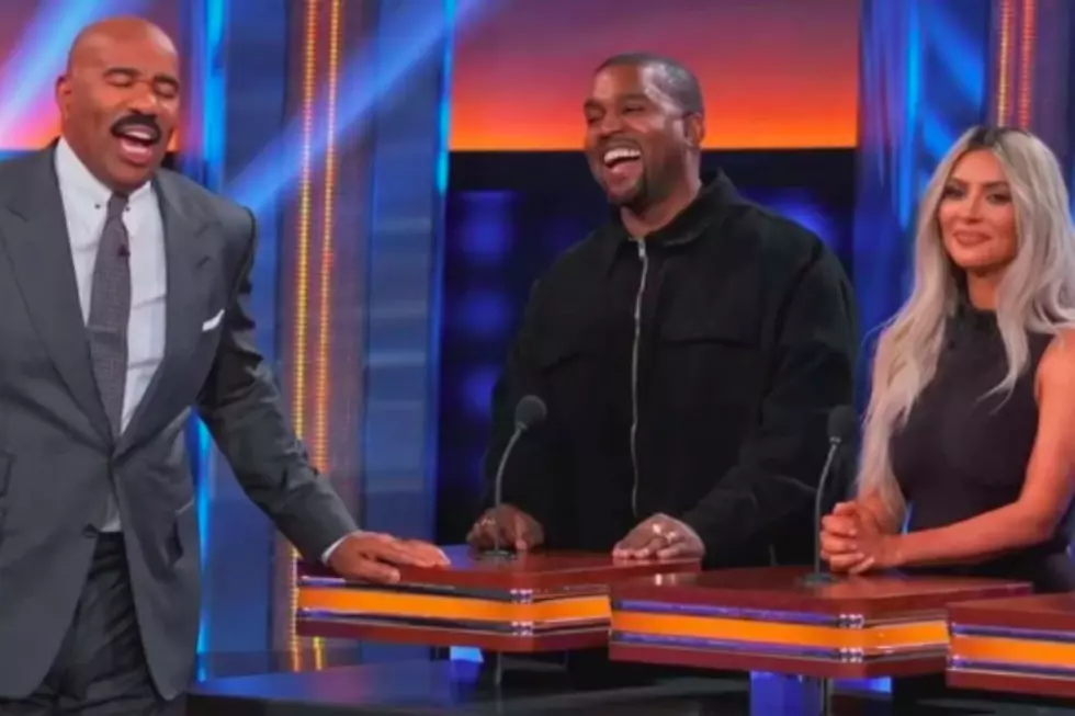 Kanye West Was All Smiles on 'Celebrity Family Feud'