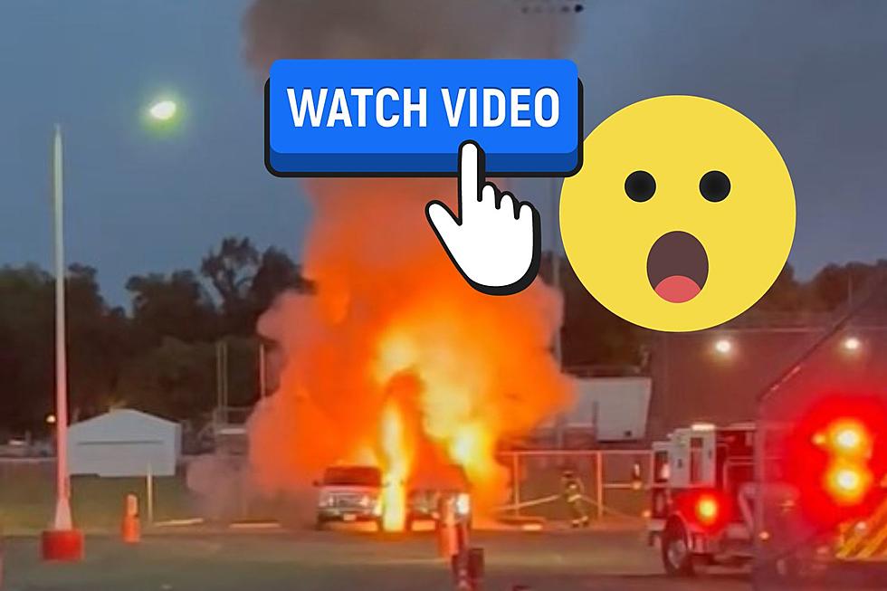 VIDEO: Fire Destroys Vehicles in Billings Senior High Parking Lot