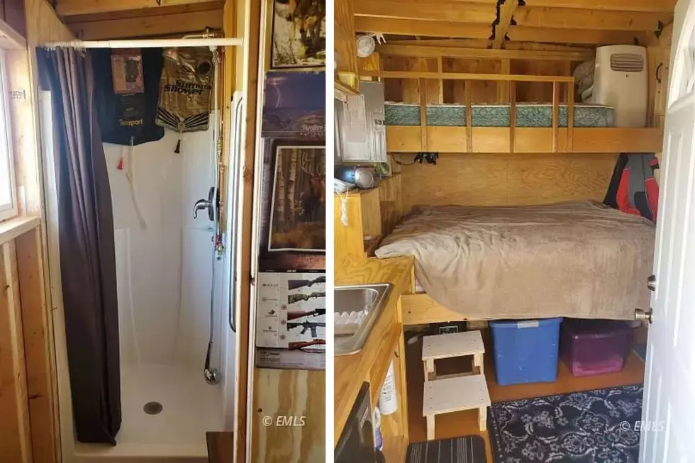 Shower and sleeping quarters. Photo from Zillow. Listed by Pat Graham with Lesh & Company