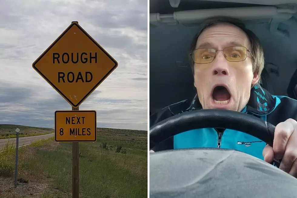 That Dangerous Road between Melstone and Sumatra, Montana