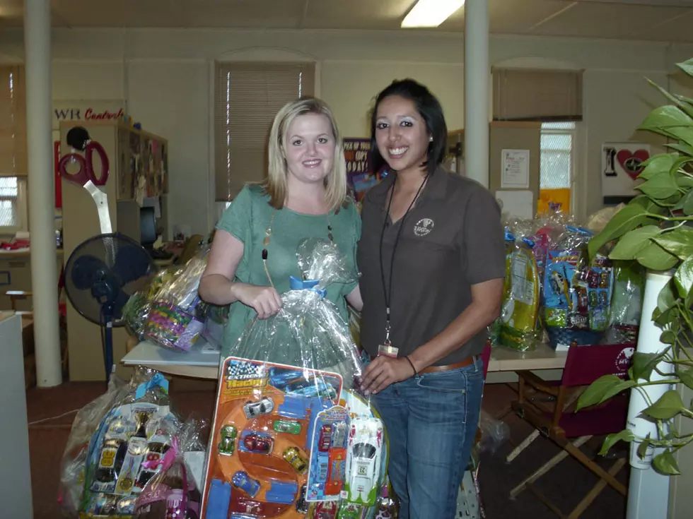 Ft. Bliss Easter Basket Donation From KISS-FM and Townsquare Cares