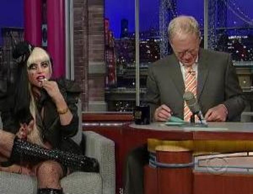 Hollywood Dirt: Watch Lady Gaga Eat David Letterman’s Notes [VIDEO]