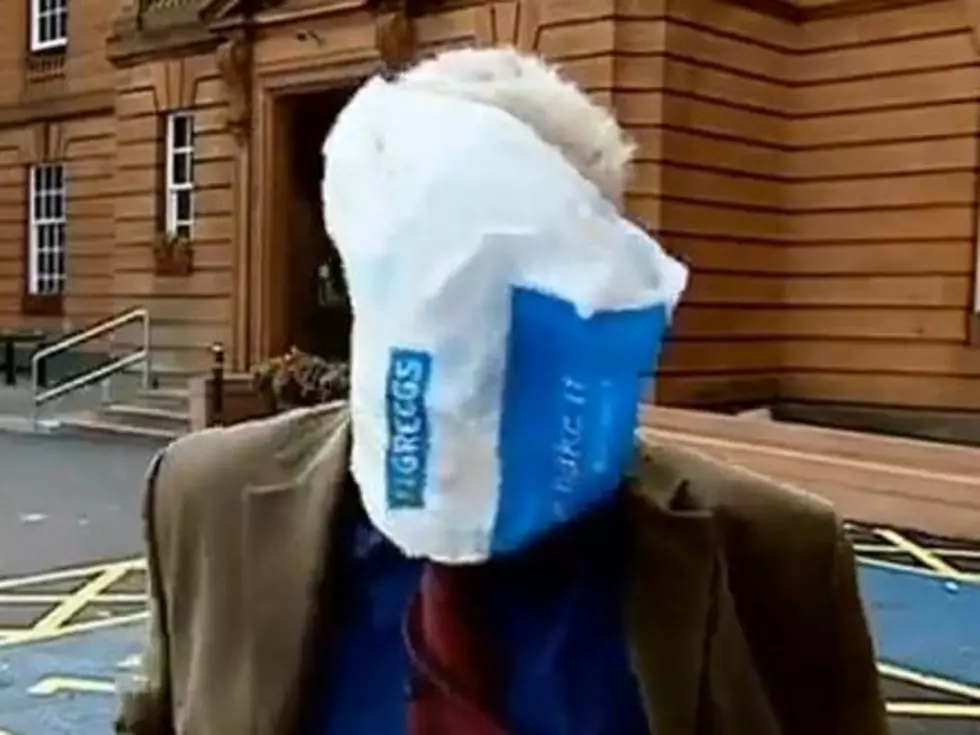 Plastic Bag Attacks Interviewee &#8211; Great Moments in Broadcasting [VIDEO]