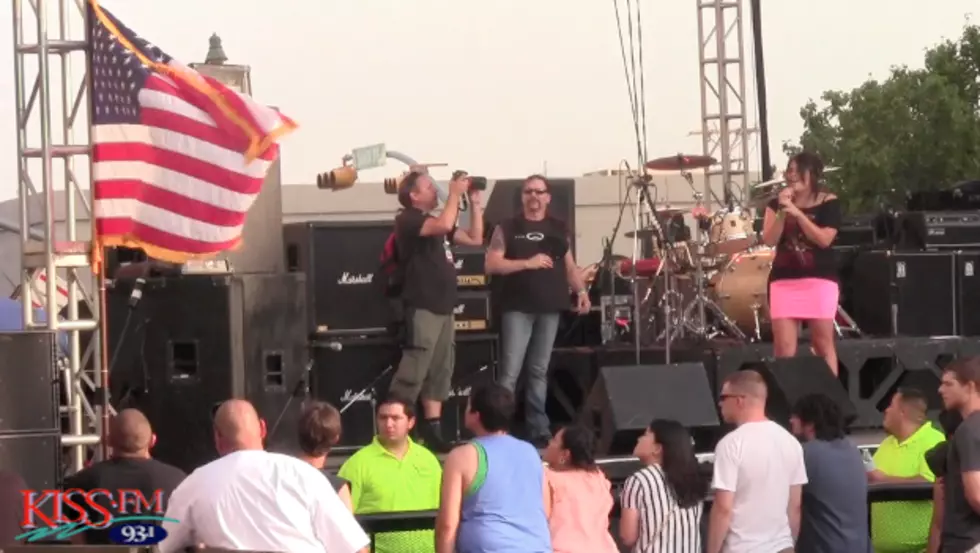 Patty Campos Sings National Anthem at Street Fest [VIDEO]