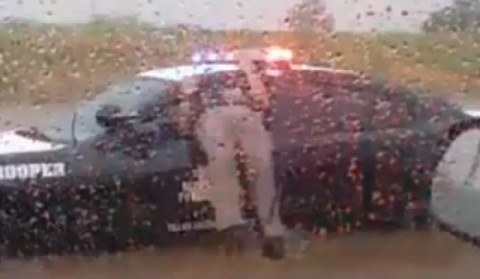 Video Shows Texas Trooper Stuck in His Patrol Car Window