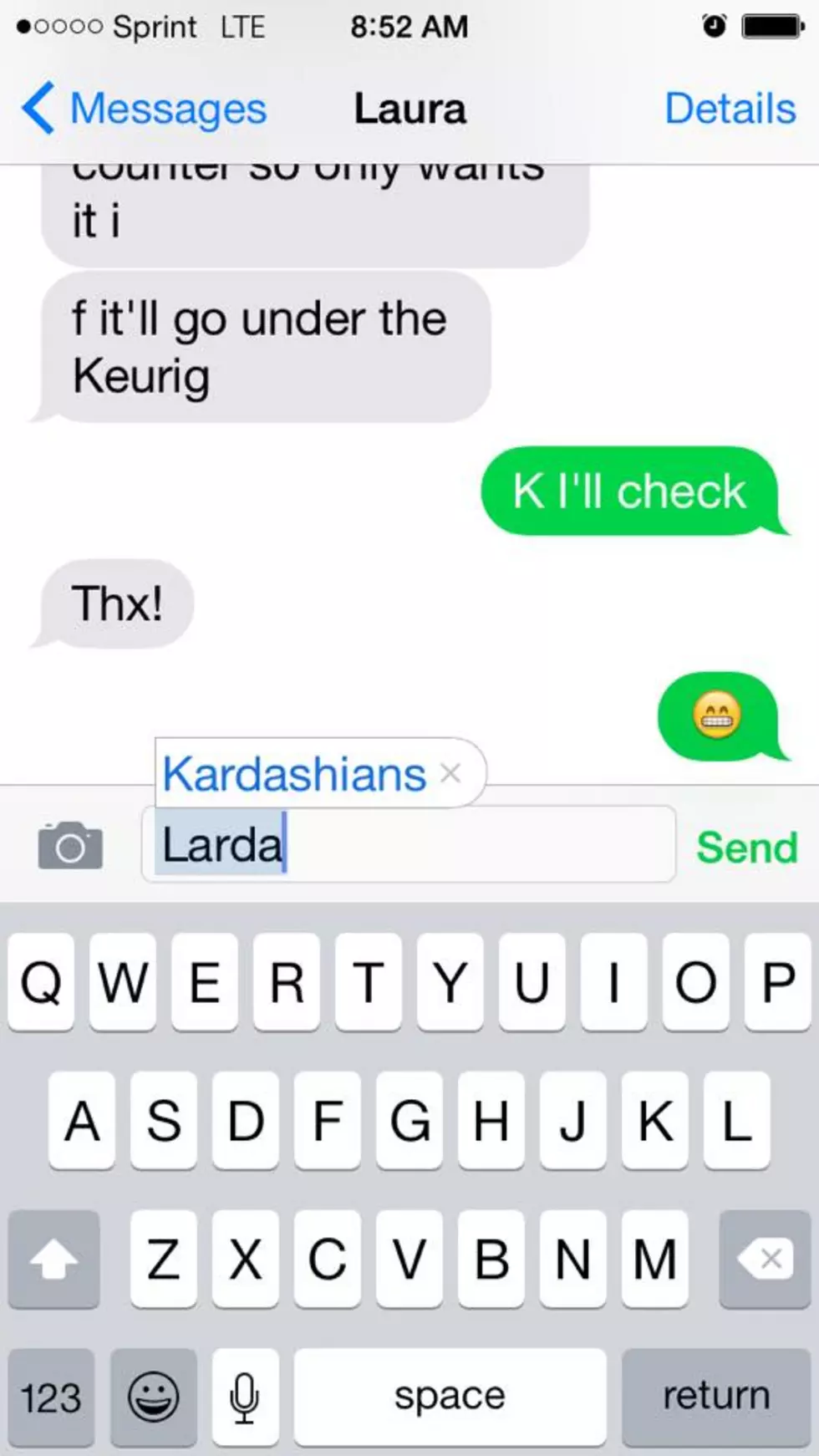When You Type This Word Into Your Phone, It Autocorrects To &#8216;Kardashians&#8217;