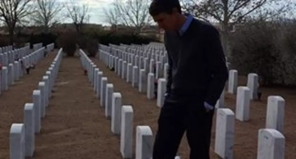 El Paso Congressman Beto O’Rourke Hopes To Bring Back Grass To Fort Bliss Cemetery