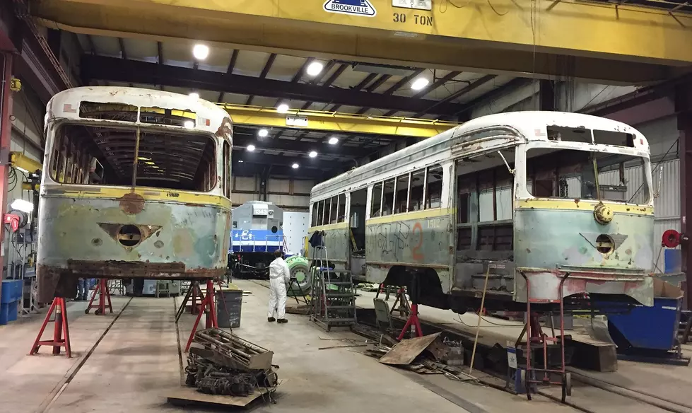 See First Images of El Paso’s Streetcars Being Restored