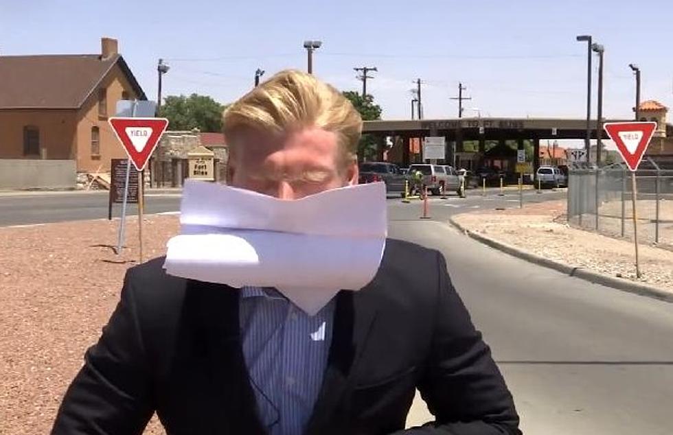 El Paso Reporter Loses Fight With Wind Over Equipment, Script