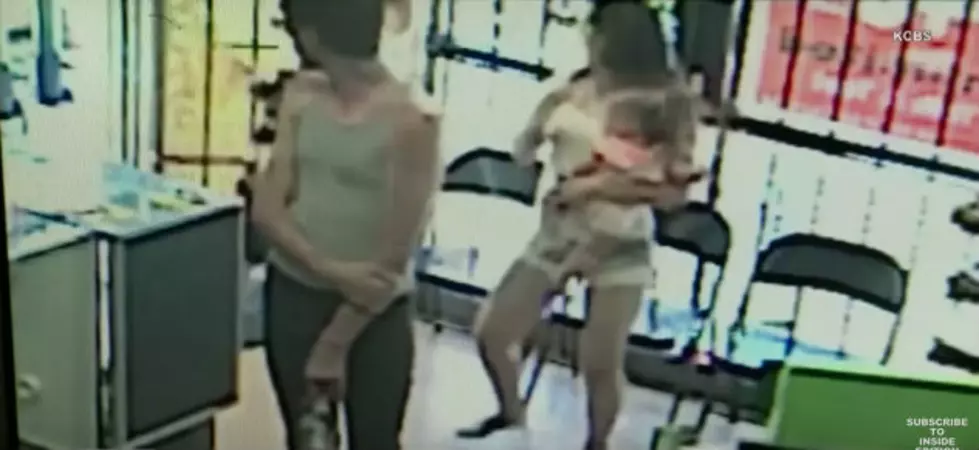 Chilling Video of Man Attempting to Abduct 4-Year-Old Standing next to Her Mother