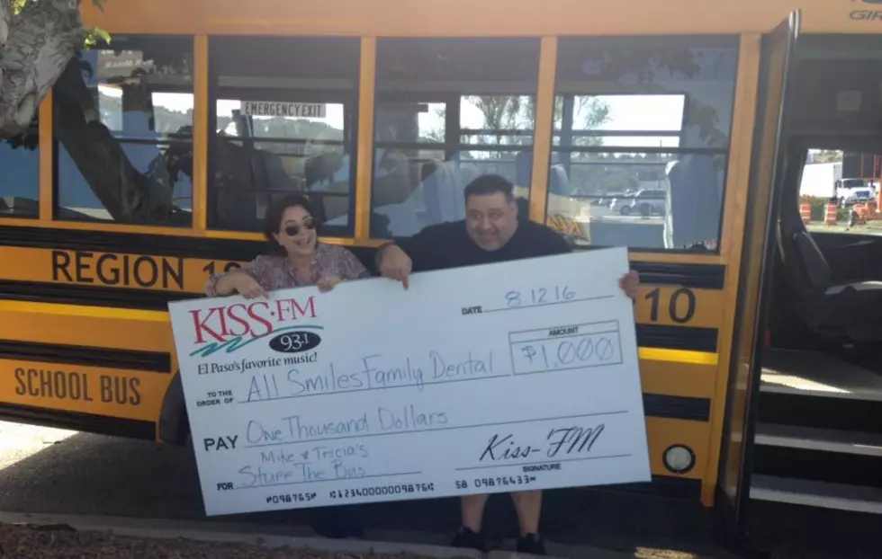 KISS FM Listeners Come Through For Mike And Tricia&#8217;s Stuff The Bus School Supply Drive [PHOTOS]