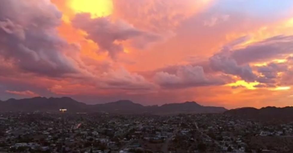Gorgeous El Paso Sunset Captured on Time Lapse Video