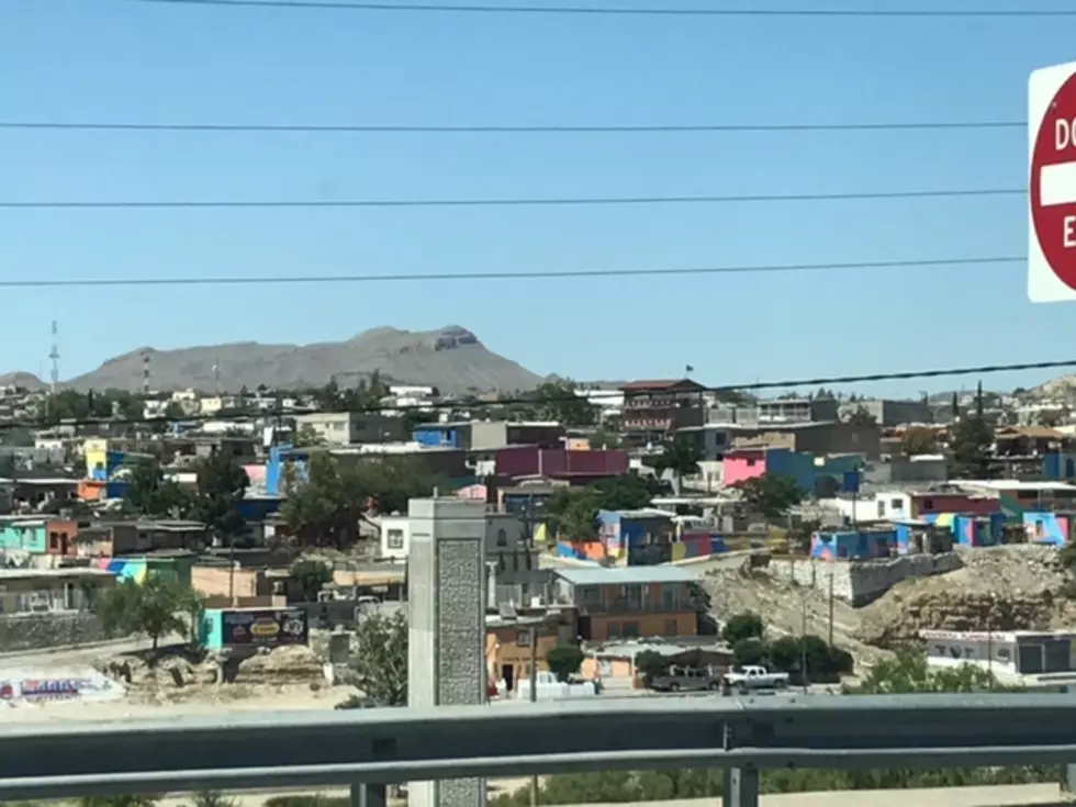 Juarez Neighborhood Gets A Colorful Makeover That You Can See From I-10 Near UTEP