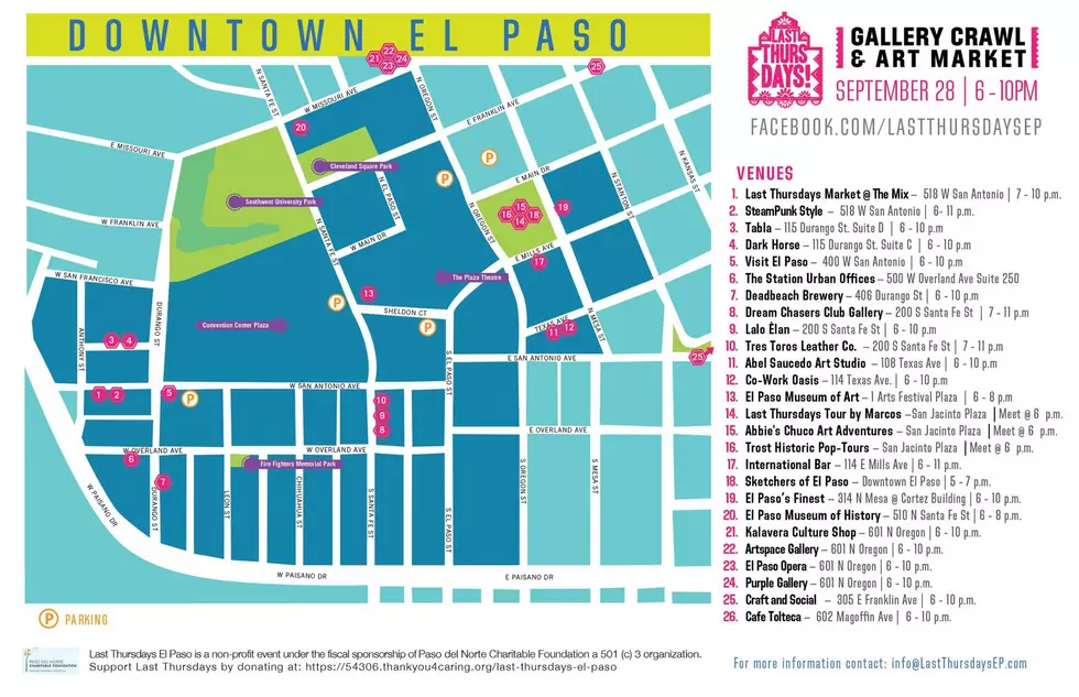 Last Thursday Gallery Crawl &#038; Art Market in Downtown EP