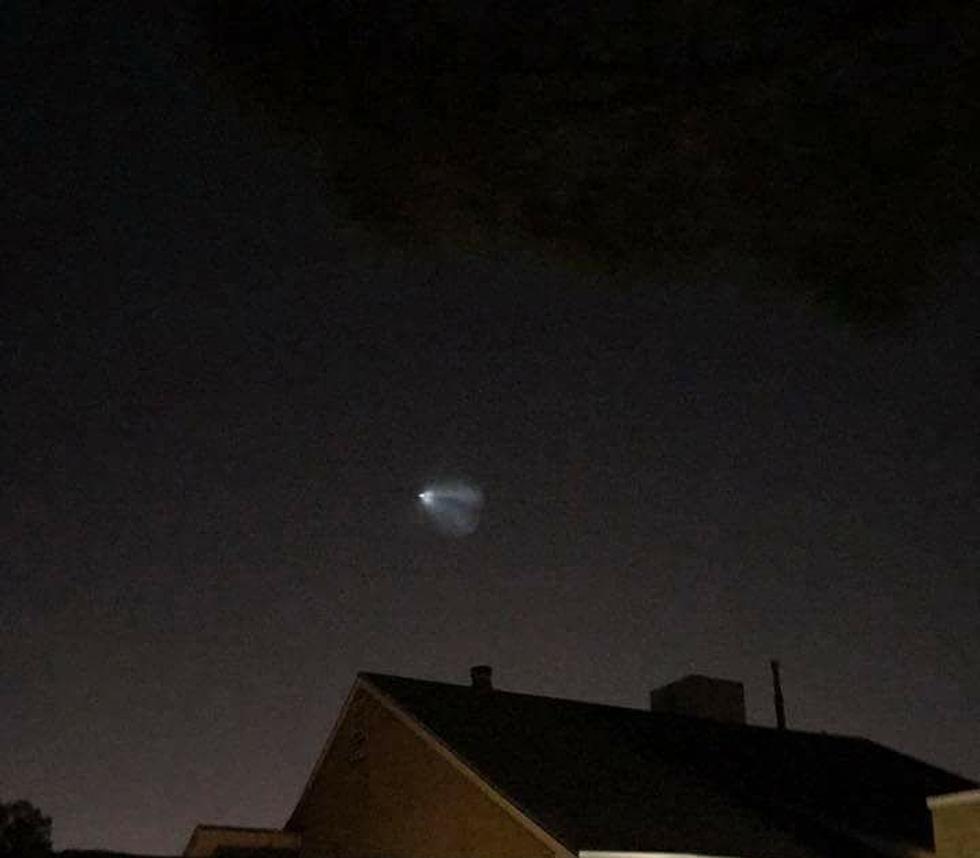 UFO Seen Over El Paso Skies Most Likely Latest SpaceX Rocket