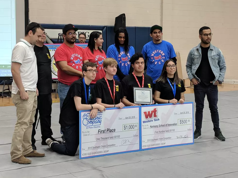 Winners of the 2018 Southwest High School Drone Competition