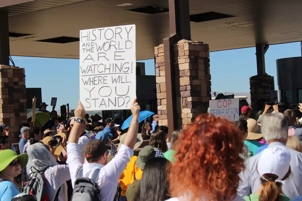 Signs From Beto O&#8217;Rourke&#8217;s March to Tornillo, Texas Event