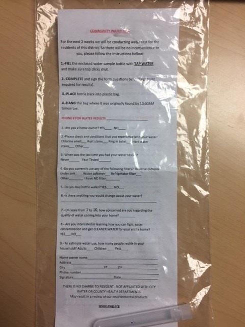 El Paso Water Utility “This Isn’t Our Water Test Kit”