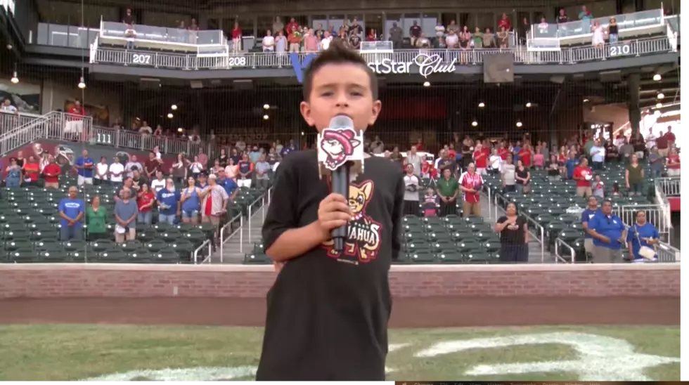 Cutest National Anthem Rendition You'll Hear This Year