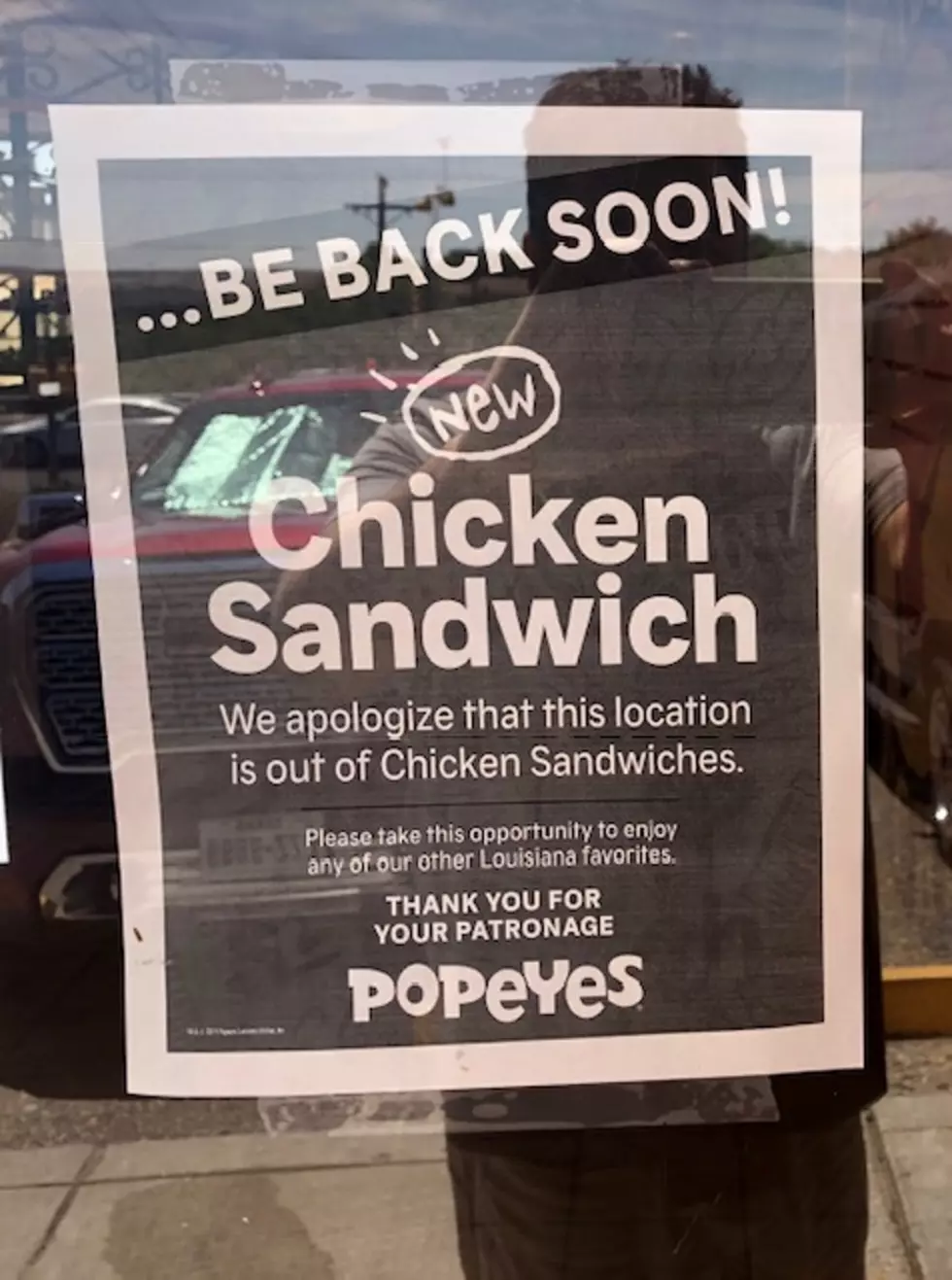 Popeye’s Chicken Sandwich Sells Out In El Paso