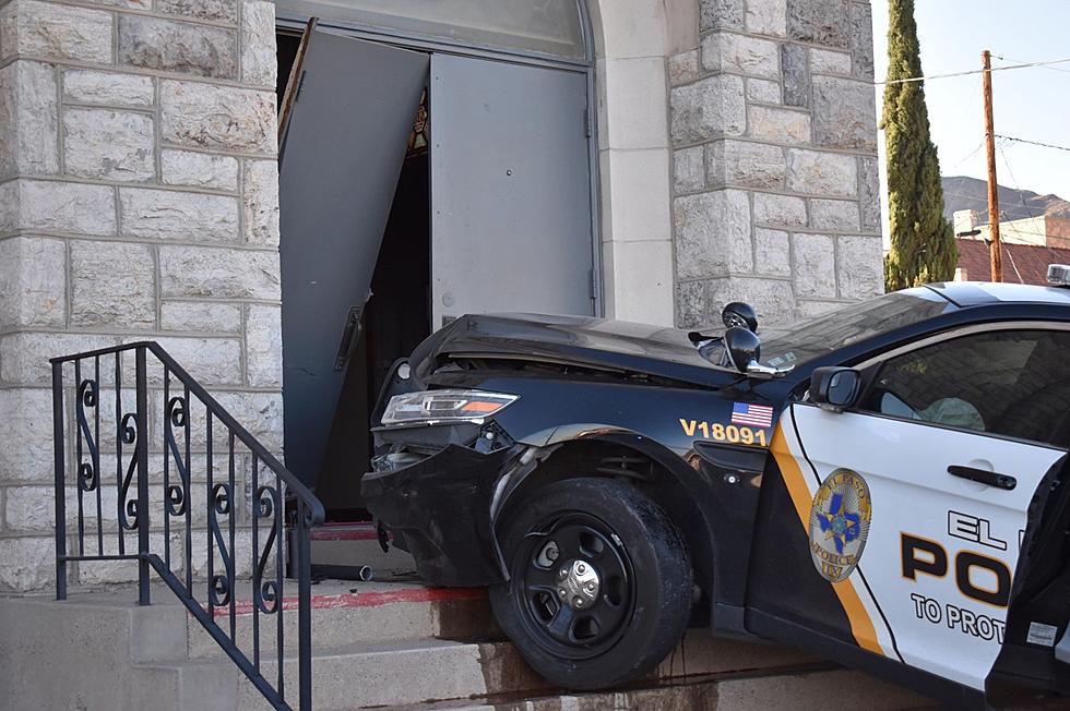 El Paso Police Cruiser Crashes into Church