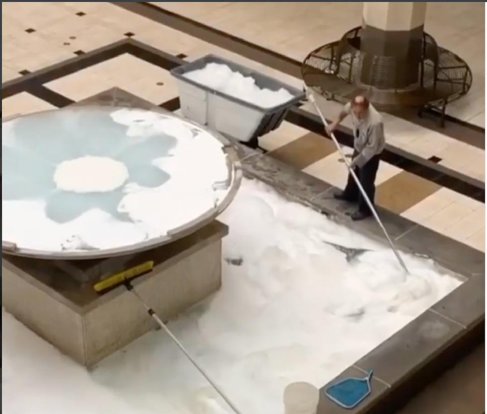 Bubble Trouble: Who Keeps Adding Soap to Local Mall Fountains?