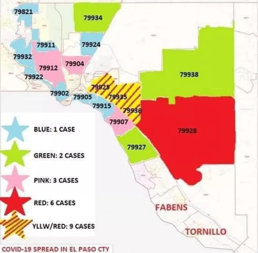 el paso zip codes map This El Paso Coronavirus Infection Map Isn T Real el paso zip codes map