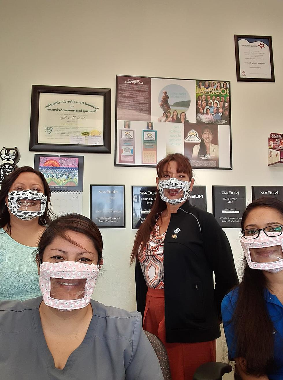 EPCC Students Making Clear Face Masks for the Deaf Community