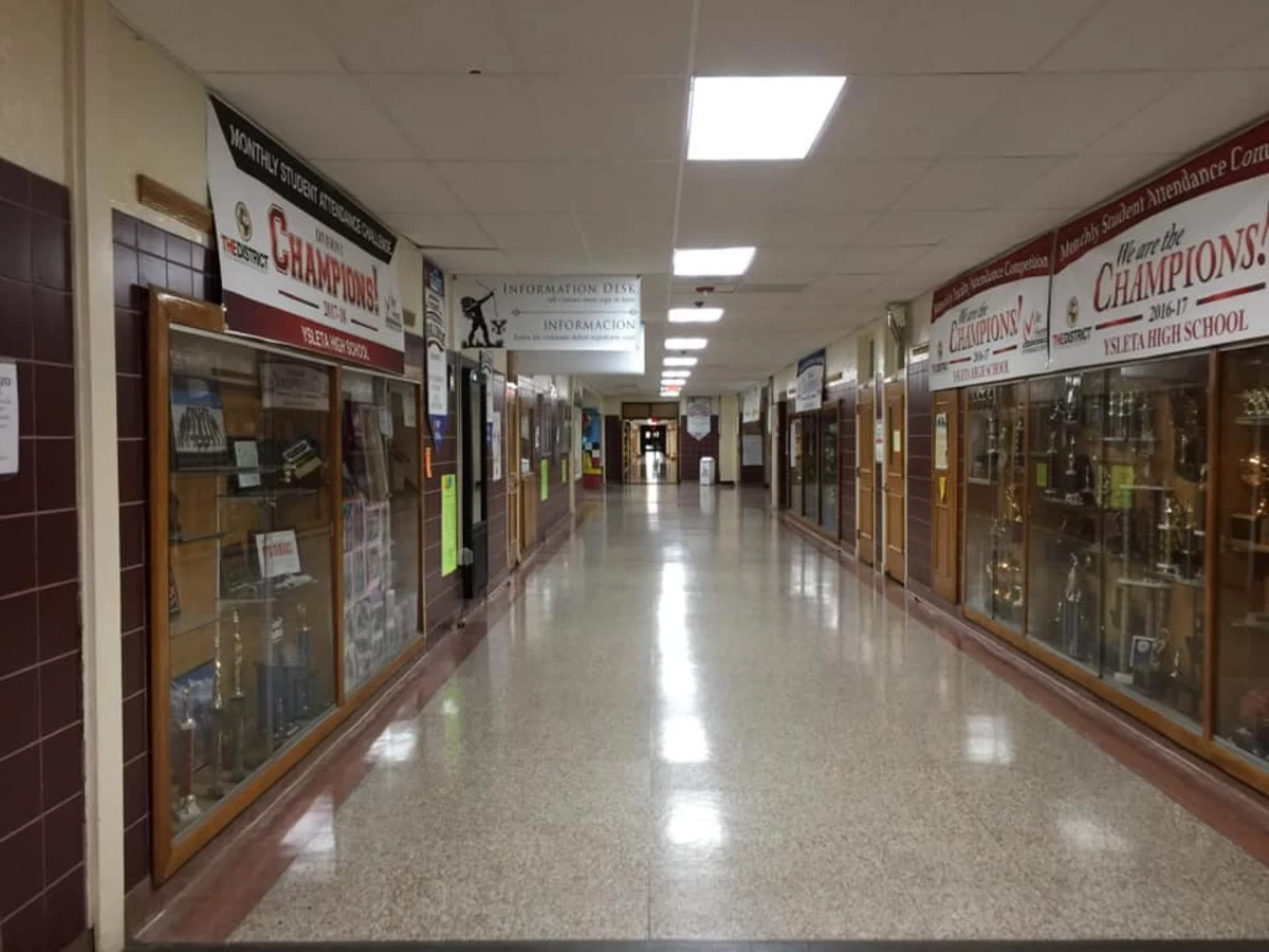 haunted school hallway