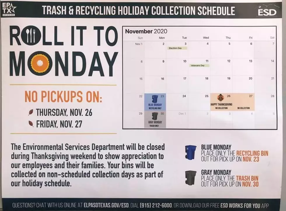 Pin This Thanksgiving Trash Schedule To Your Refrigerator