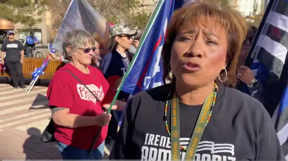 Pro-Trump Supporters Rally Together at San Jacinto Plaza