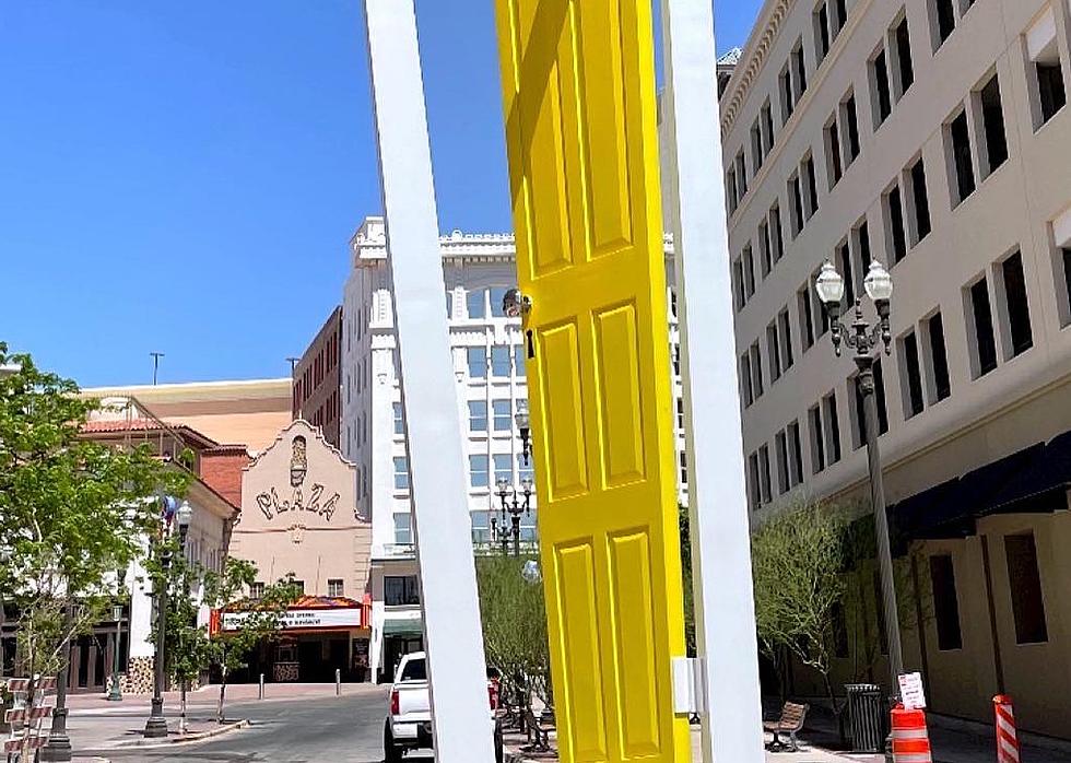 What's the Deal with the Giant Yellow Door in Downtown El Paso?